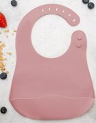 APPEKIDS Baveta din silicon Old Rose