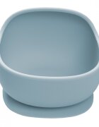 APPEKIDS Bol din silicon cu ventuza Classic Aqua Blue