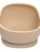 APPEKIDS Bol din silicon cu ventuza Classic Bubble Beige