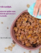 APPEKIDS Bol din silicon cu ventuza Classic Old Rose