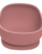 APPEKIDS Bol din silicon cu ventuza Classic Old Rose