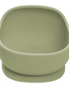 APPEKIDS Bol din silicon cu ventuza Classic Raw Green