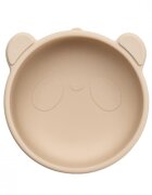 APPEKIDS Bol din silicon cu ventuza The Little Bear Bubble Beige
