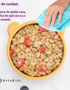 APPEKIDS Bol din silicon cu ventuza The Little Bear Honey