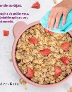 APPEKIDS Bol din silicon cu ventuza The Little Bear Old Rose