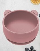 APPEKIDS Bol din silicon cu ventuza The Little Bear Old Rose