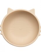 APPEKIDS Bol din silicon Kitty I Bubble Beige