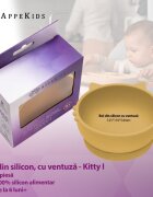 APPEKIDS Bol din silicon Kitty I Honey