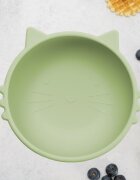 APPEKIDS Bol din silicon Kitty I Raw Green