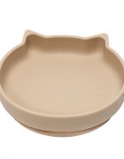 APPEKIDS Bol din silicon Kitty II Bubble Beige