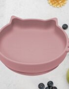 APPEKIDS Bol din silicon Kitty II Old Rose