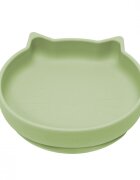 APPEKIDS Bol din silicon Kitty II Raw Green