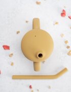 APPEKIDS Cana din silicon cu pai Honey