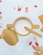 APPEKIDS Cana din silicon cu pai Honey