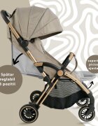 APPEKIDS Carucior sport Upp ultracompact cu pliere automata Bubble Beige