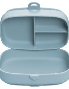 APPEKIDS Caserola compartimentata din silicon cu ventuza Magic Box Aqua Blue