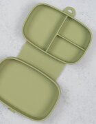 APPEKIDS Caserola compartimentata din silicon cu ventuza Magic Box Raw Green