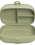 APPEKIDS Caserola compartimentata din silicon cu ventuza Magic Box Raw Green