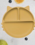 APPEKIDS Farfurie compartimentata din silicon cu ventuza Kitty Honey