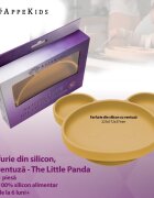 APPEKIDS Farfurie din silicon cu ventuza Panda Honey