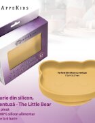 APPEKIDS Farfurie din silicon cu ventuza The Little Bear Honey