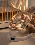 APPEKIDS Leagan electric pentru bebelusi cu spatar reglabil si senzor de miscare Evoque Bubble Beige
