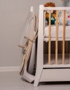 APPEKIDS Leagan electric pentru bebelusi cu spatar reglabil si senzor de miscare Evoque Bubble Beige