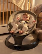 APPEKIDS Leagan electric pentru bebelusi cu spatar reglabil si senzor de miscare Evoque Powder Grey