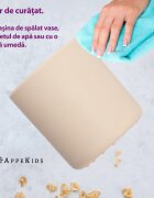 APPEKIDS Pahar din silicon Bubble Beige