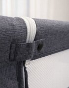 APPEKIDS Patut Co-sleeper multifunctional 4 in 1 Dreamy Grey cu inclinare antireflux functie de leganare manuala 5 niveluri de reglare a inaltimii accesorii incluse