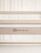 APPEKIDS Patut Co-sleeper multifunctional 4 in 1 Dreamy Sand cu inclinare antireflux functie de leganare manuala 5 niveluri de reglare a inaltimii accesorii incluse
