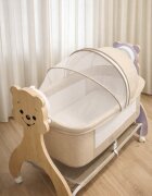 APPEKIDS Patut multifunctional Buggy cu leganare electrica sunete si bluetooth