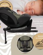 APPEKIDS Scaun auto I-Size 40-150 cm Rear Facing 360 Pro Confort green