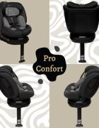 APPEKIDS Scaun auto I-Size 40-150 cm Rear Facing 360 Pro Confort grey
