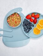 APPEKIDS Set diversificare din silicon 5 piese Classic Aqua Blue