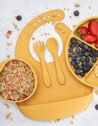 APPEKIDS Set diversificare din silicon 5 piese Classic Honey