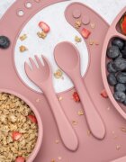 APPEKIDS Set diversificare din silicon 5 piese Classic Old Rose