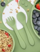 APPEKIDS Set diversificare din silicon 5 piese Classic Raw Green