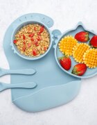 APPEKIDS Set diversificare din silicon 5 piese Kitty Aqua Blue