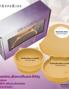 APPEKIDS Set diversificare din silicon 5 piese Kitty Honey