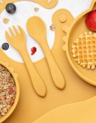 APPEKIDS Set diversificare din silicon 5 piese Kitty Honey