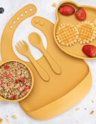 APPEKIDS Set diversificare din silicon 5 piese Panda Honey