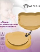 APPEKIDS Set diversificare din silicon 5 piese Panda Honey