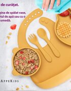 APPEKIDS Set diversificare din silicon 5 piese Panda Honey
