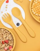 APPEKIDS Set diversificare din silicon 5 piese Panda Honey