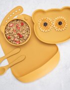 APPEKIDS Set diversificare din silicon 5 piese Panda Honey