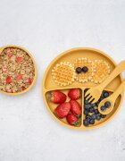APPEKIDS Set diversificare din silicon Basic Honey
