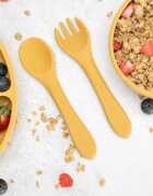 APPEKIDS Set diversificare din silicon Basic Honey