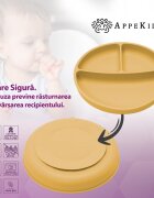 APPEKIDS Set diversificare din silicon Basic Honey