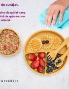 APPEKIDS Set diversificare din silicon Basic Honey